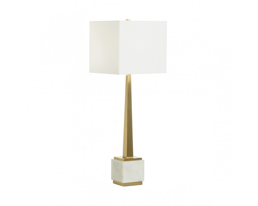 Wildwood – Hanson Lamp in Coffee Bronze/Natural White, Metal