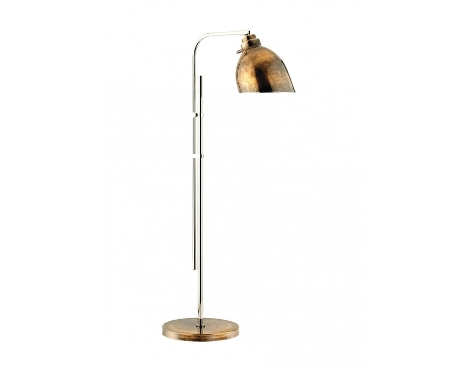 Wildwood – Roxy Floor Lamp in Copper/Polished Nickel, Metal