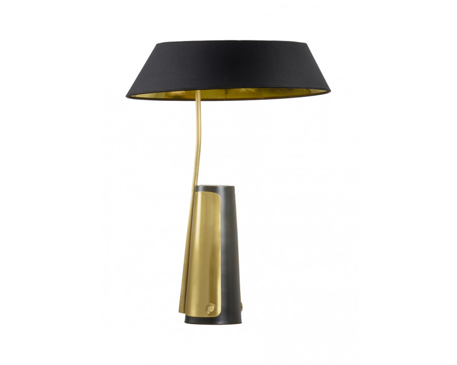 Wildwood - Miles Lamp in Antique Brass, Brass