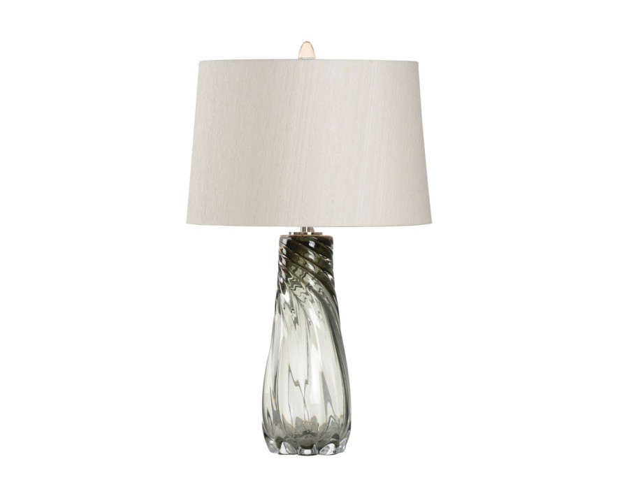 Wildwood – Norah Lamp in Clear/Green, Glass