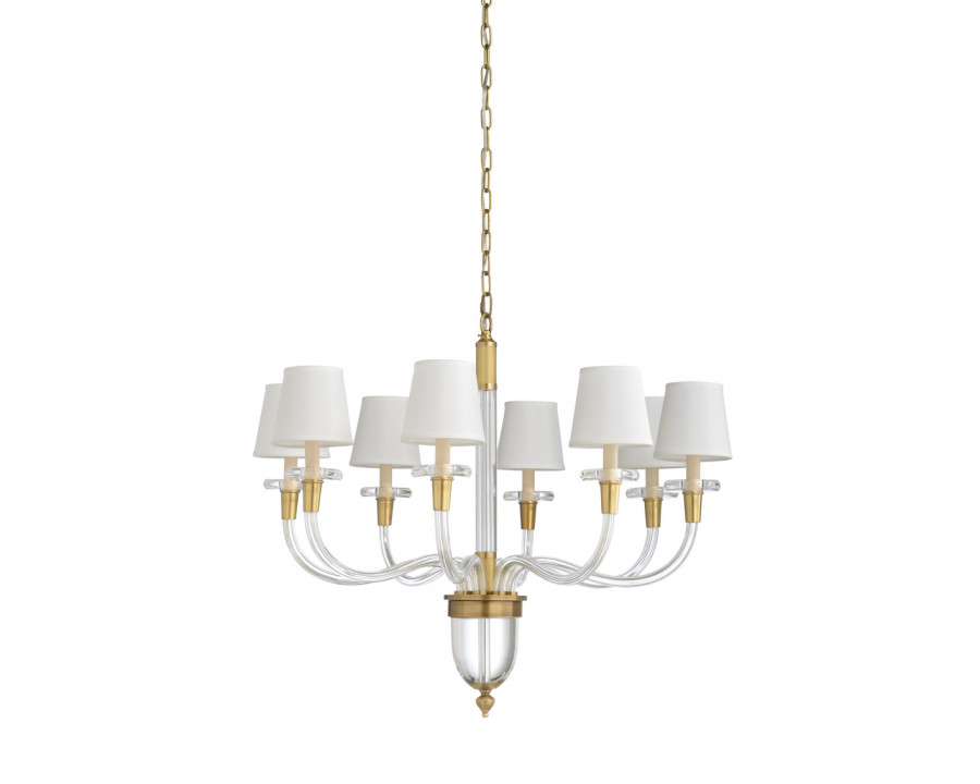 Wildwood – Salon Chandelier in Clear/Antique, Large