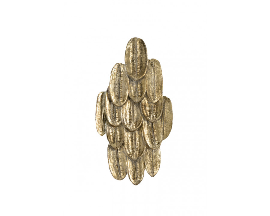 Wildwood – Hayden Sconce in Antique Brass, Composite