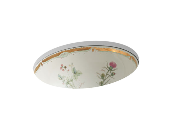 Prairie Flowers™ Caxton® Oval Undermount bathroom sink