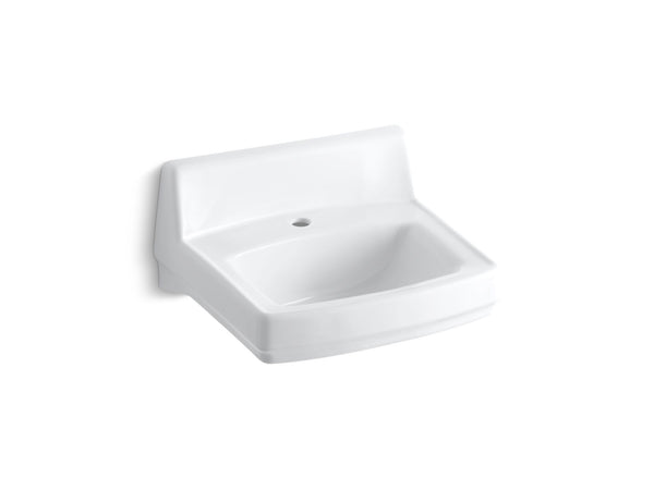 Greenwich™ 20-3/4″ X 18-1/4″ Wall-Mount/Concealed Arm Carrier Bathroom Sink With Single Faucet Hole