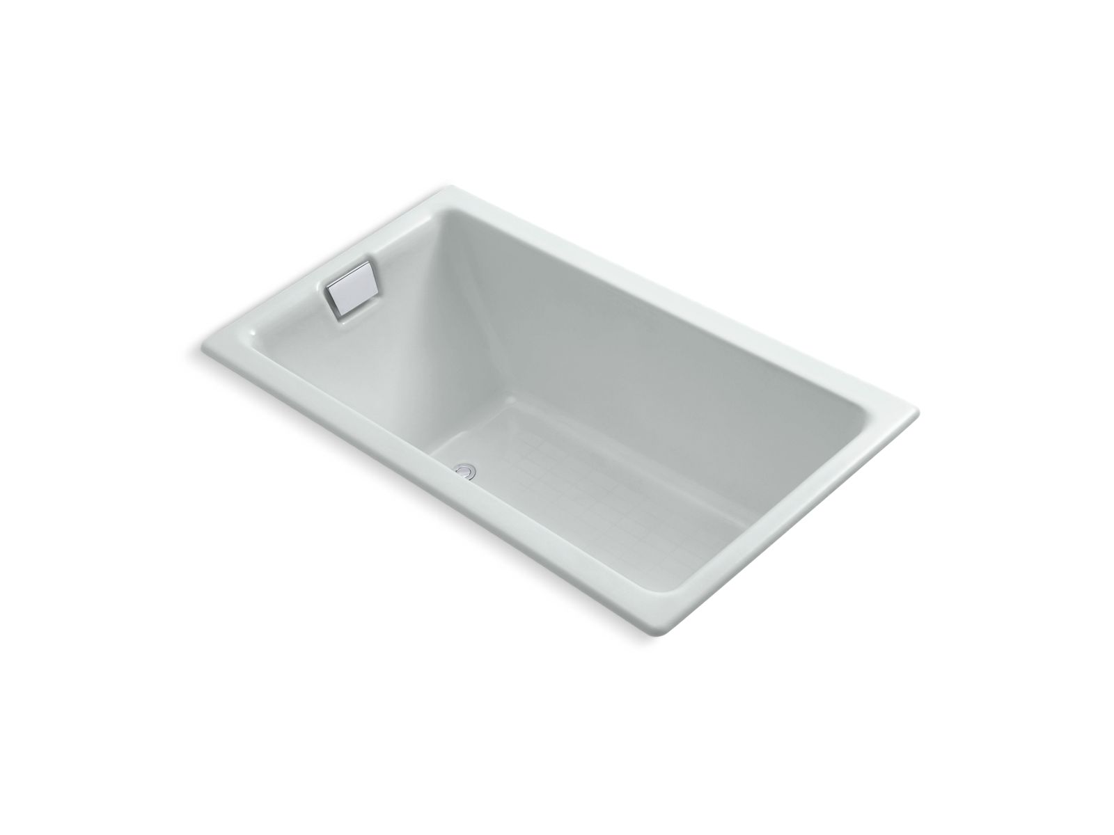 KOHLER K-855-95 Tea-For-Two 66″ X 36″ Drop-In/Undermount Bath In Ice Grey