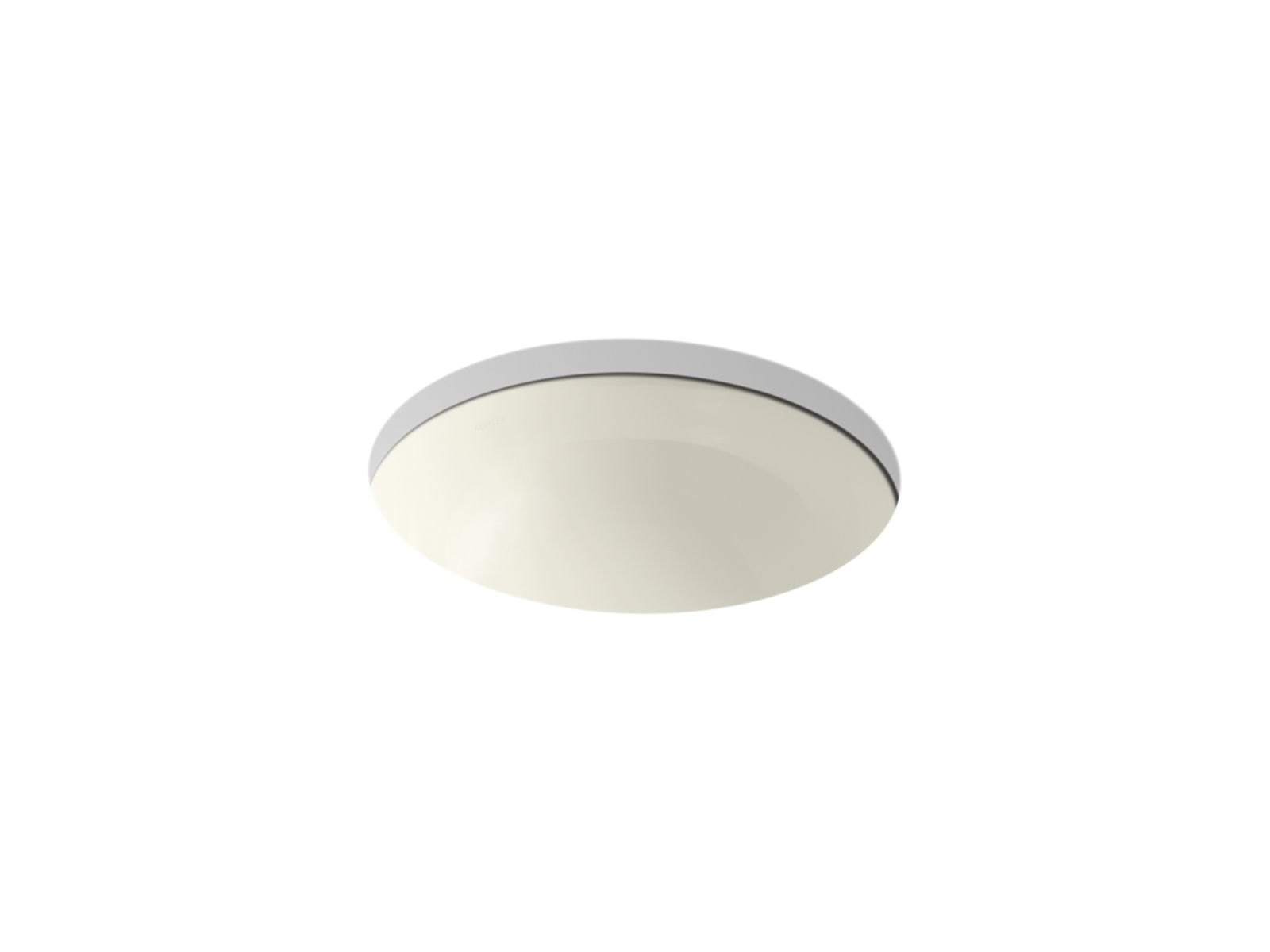 KOHLER K-29000-96 Caxton 16-1/4″ Round Undermount Bathroom Sink, No Overflow In Biscuit