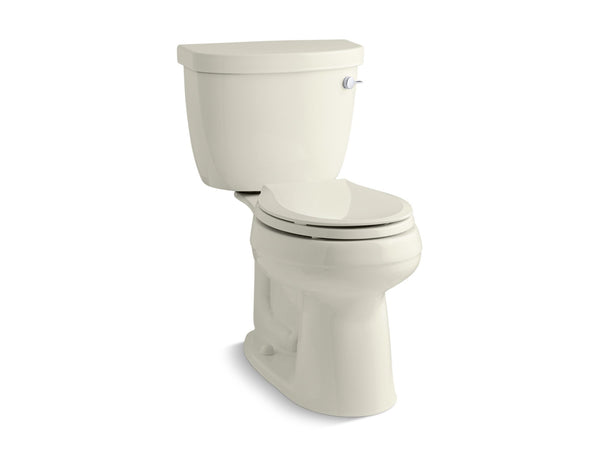 Cimarron® Comfort Height® Two-piece round-front 1.28 gpf chair height toilet with right-hand trip lever and 10″ rough-in