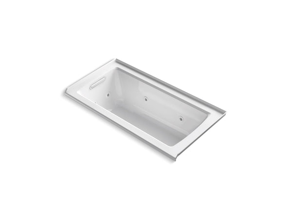 Archer® 60″ X 30″ Alcove Heated Whirlpool Bath, Left Drain