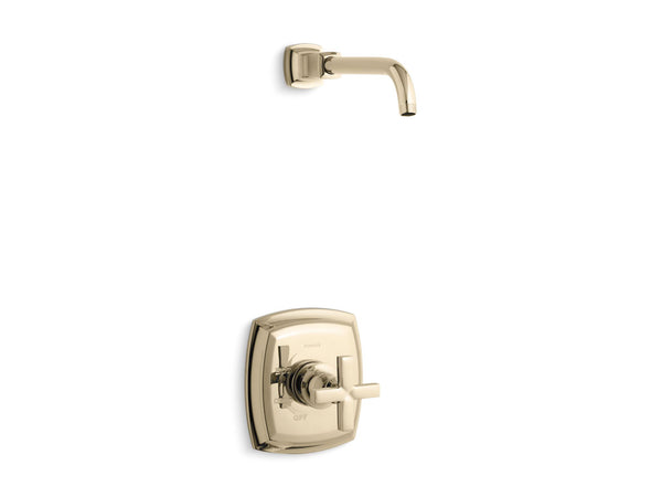 Margaux® Rite-Temp(R) shower valve trim with cross handle, less showerhead