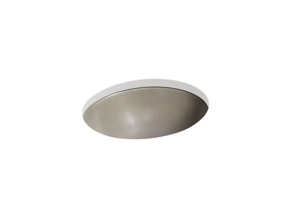 Shagreen Caxton® 19-1/4″ Oval Undermount Bathroom Sink, No Overflow